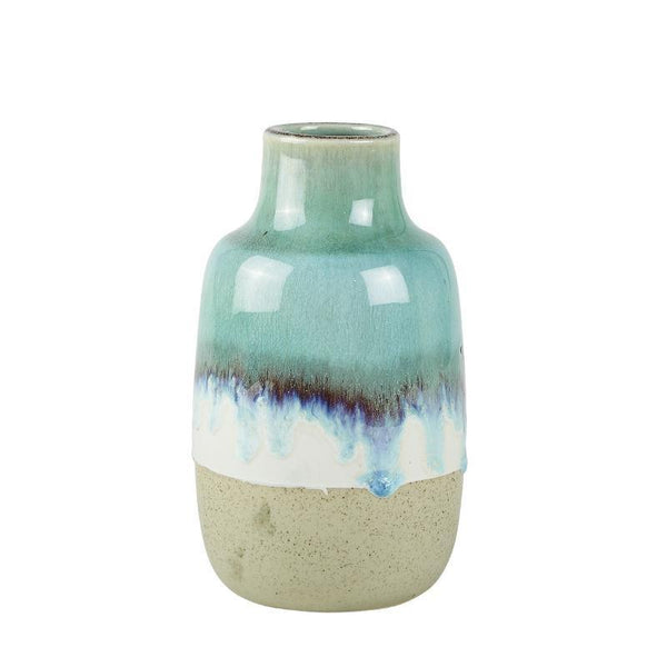Villa Collection Stoneware Vase (H17.8cm) - warehouse
