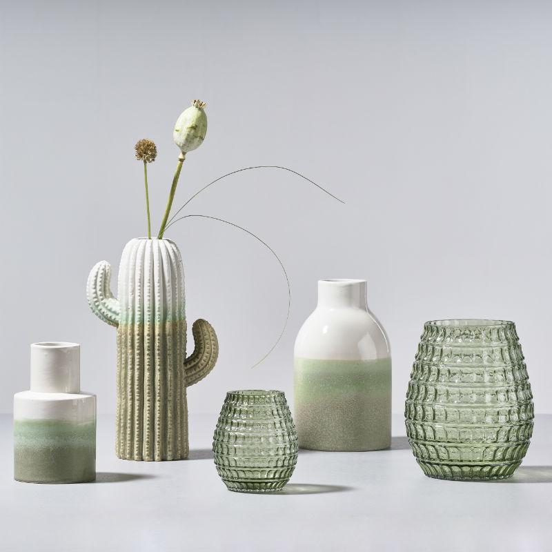 Villa Collection Stoneware Vase (H20.5cm) - warehouse