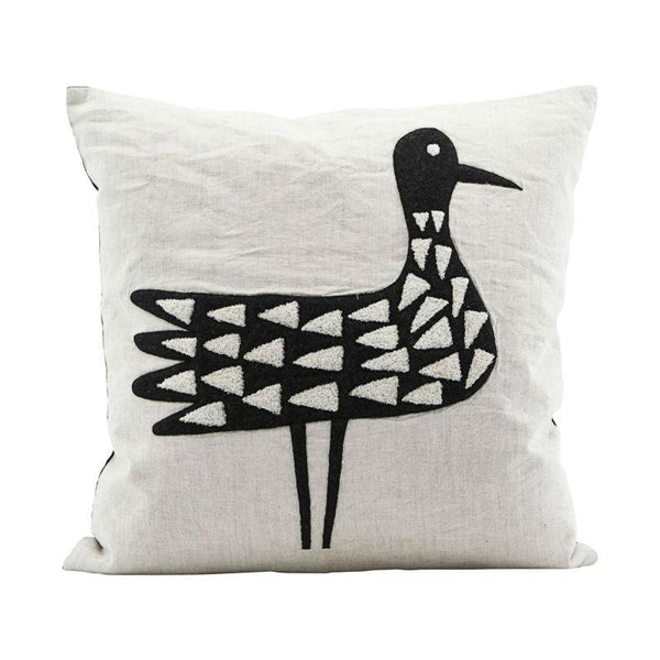 House Doctor Bird Motive cushion cover (50x50cm) - warehouse