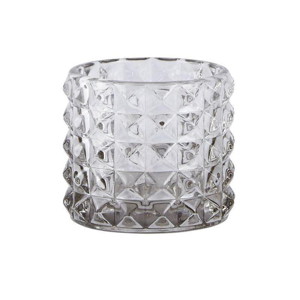 Villa Collection Glass Tealight holder (Ø6.5cm) - warehouse #color_white