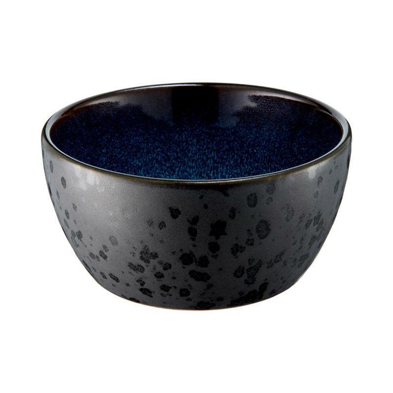 Bitz Glazed Stoneware bowls Ø12cm - Black - warehouse