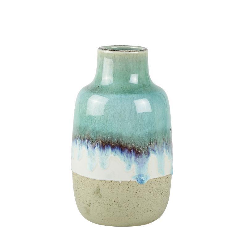 Villa Collection Stoneware Vase (H17.8cm) - warehouse