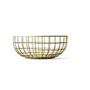 Menu Wire Bowl In Brass (O25cm) - warehouse