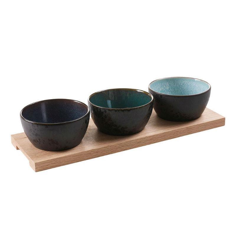 Bitz Set of Glazed Stoneware bowls Ø12cm (3pcs) - warehouse