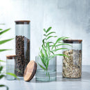 Aida Glass Containers With Cork Lid - warehouse