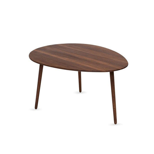VIA Copenhagen Oval Coffee Table - #Size & Style_90cm x 70cm Solid Oak Edge