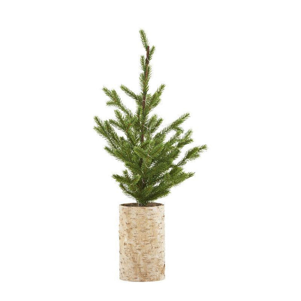 House Doctor Christmas tree w. lights on wooden base (H64cm) - warehouse