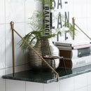 House Doctor Green Marble Shelf (24x70cm) - warehouse
