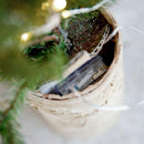 House Doctor Christmas tree w. lights on wooden base (H64cm) - warehouse