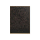 Enklamide Copenhagen Typemap Poster (70x100cm) - warehouse