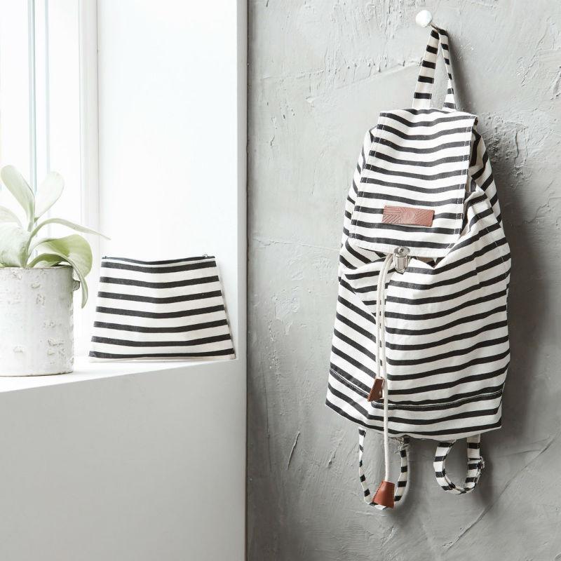 House Doctor Striped Backpack (40x40 cm) - warehouse