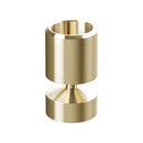 Nordic Tales Brass candle holder (H4.5cm) - warehouse