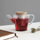Viva Scandinavia Glass teapot with Wood (1.2L) - warehouse