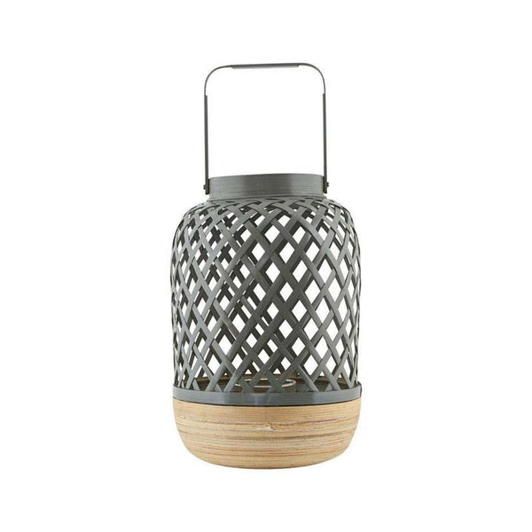 House Doctor Bamboo lantern (H30cm) - warehouse #color_grey